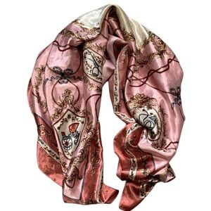 Vintage Style Victorian Style Pink Scarf